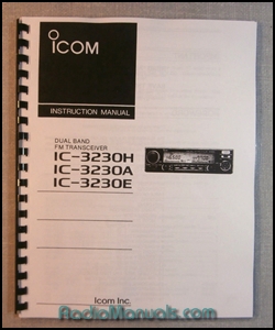 ICOM IC-3230H/A/E Instruction Manual - Click Image to Close